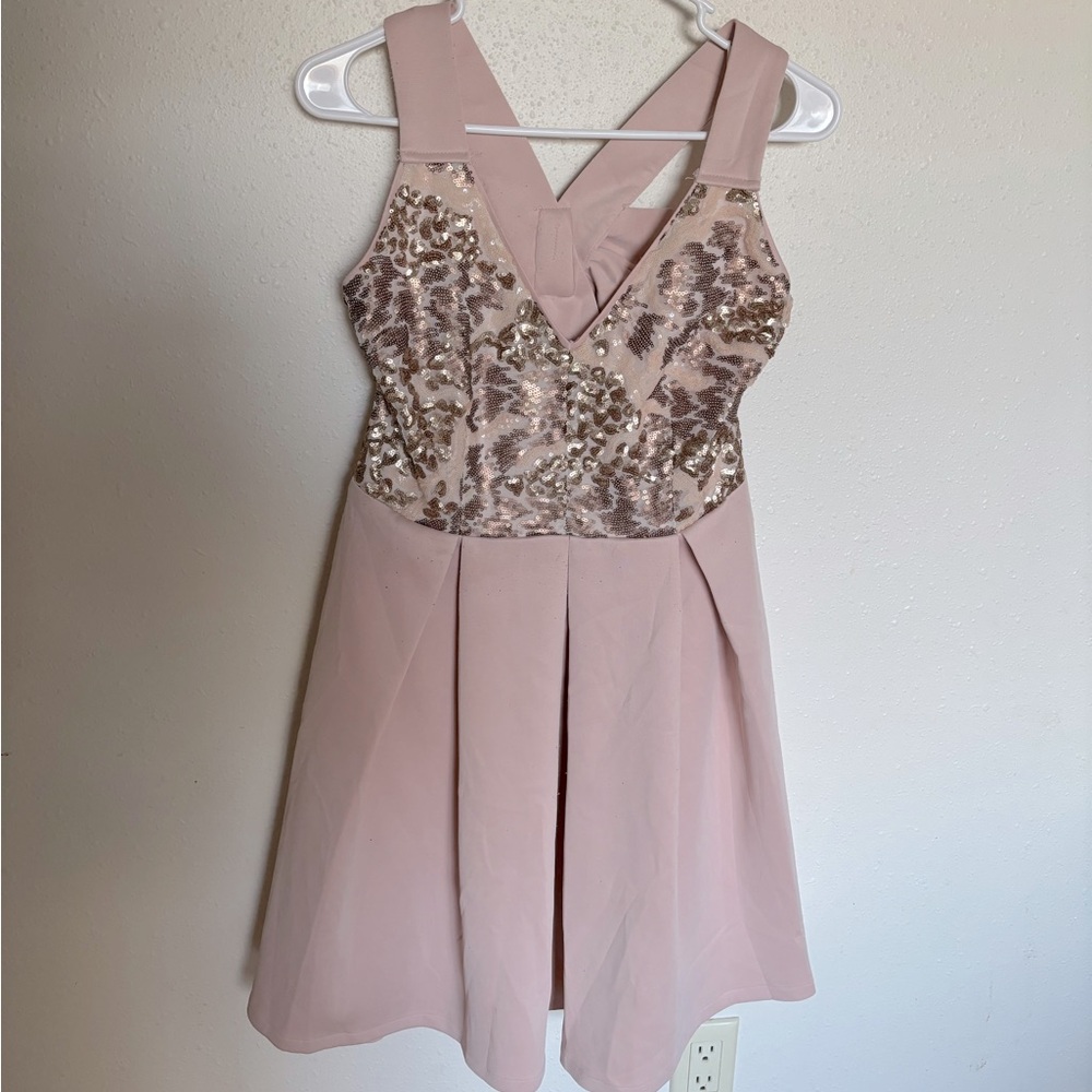 Size large light pink Soieblu dress